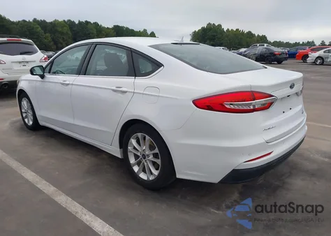 2020 Ford Fusion Se из США, поврежденный, VIN 3FA6P0HDXLR187495